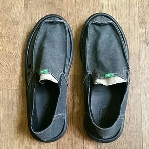 Sanuk loafers.